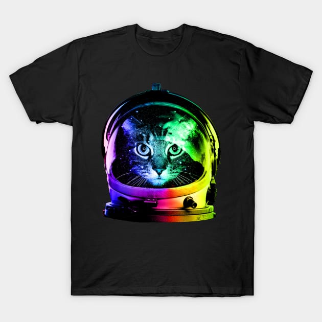 Astronaut cat T-Shirt by stark.shop